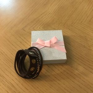 Leather Studded Bracelet